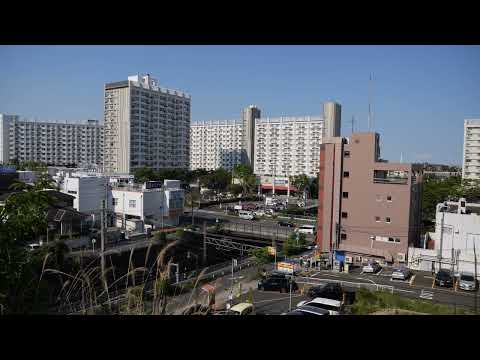 [洋光台散歩4K] 洋光台駅前公園と肉の寿/Yokodai Station Walk 4K Japan