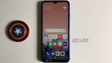 How to change the Home screen Layout 4x6, 5x6 on Xiaomi Redmi 9A Android 10
