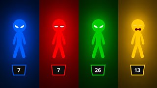 Stickman BEST MINIGAMES Tournament | Stickman Party 1 2 3 4 Player 2026 Fun screenshot 2