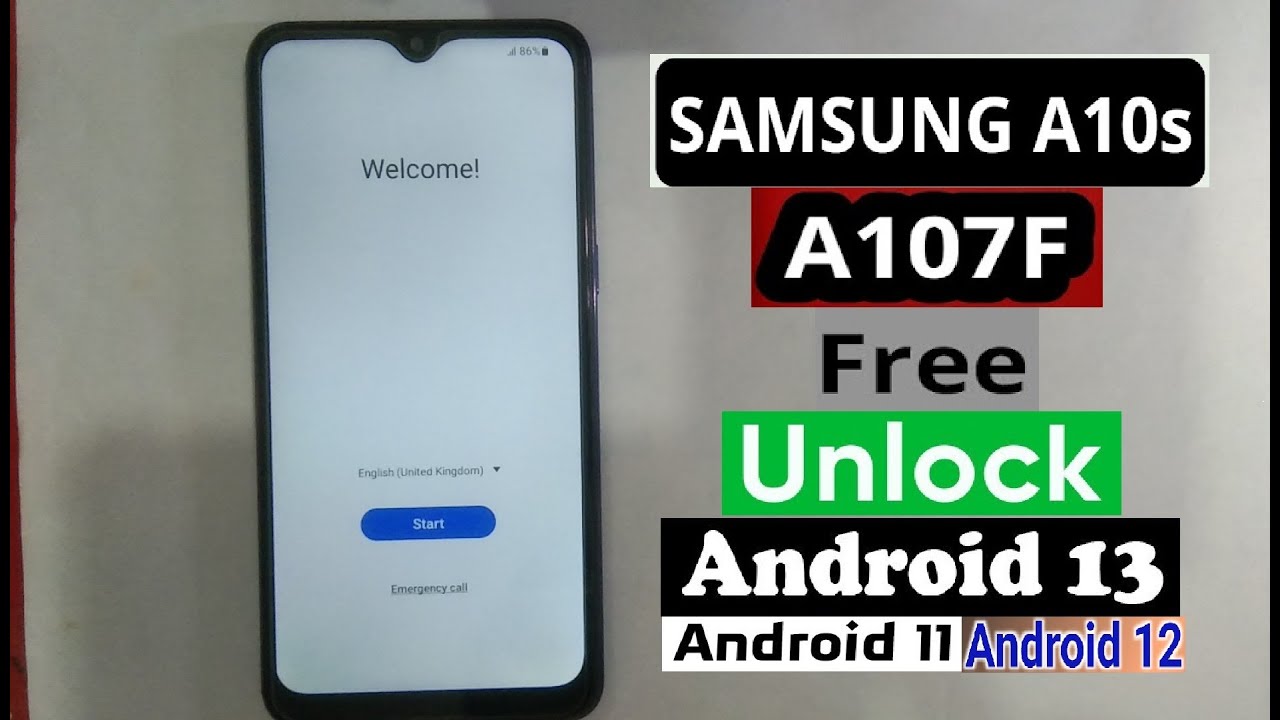 Samsung A10s Unlock - YouTube