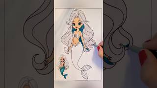 Coloring Mermaid | Coloring Page