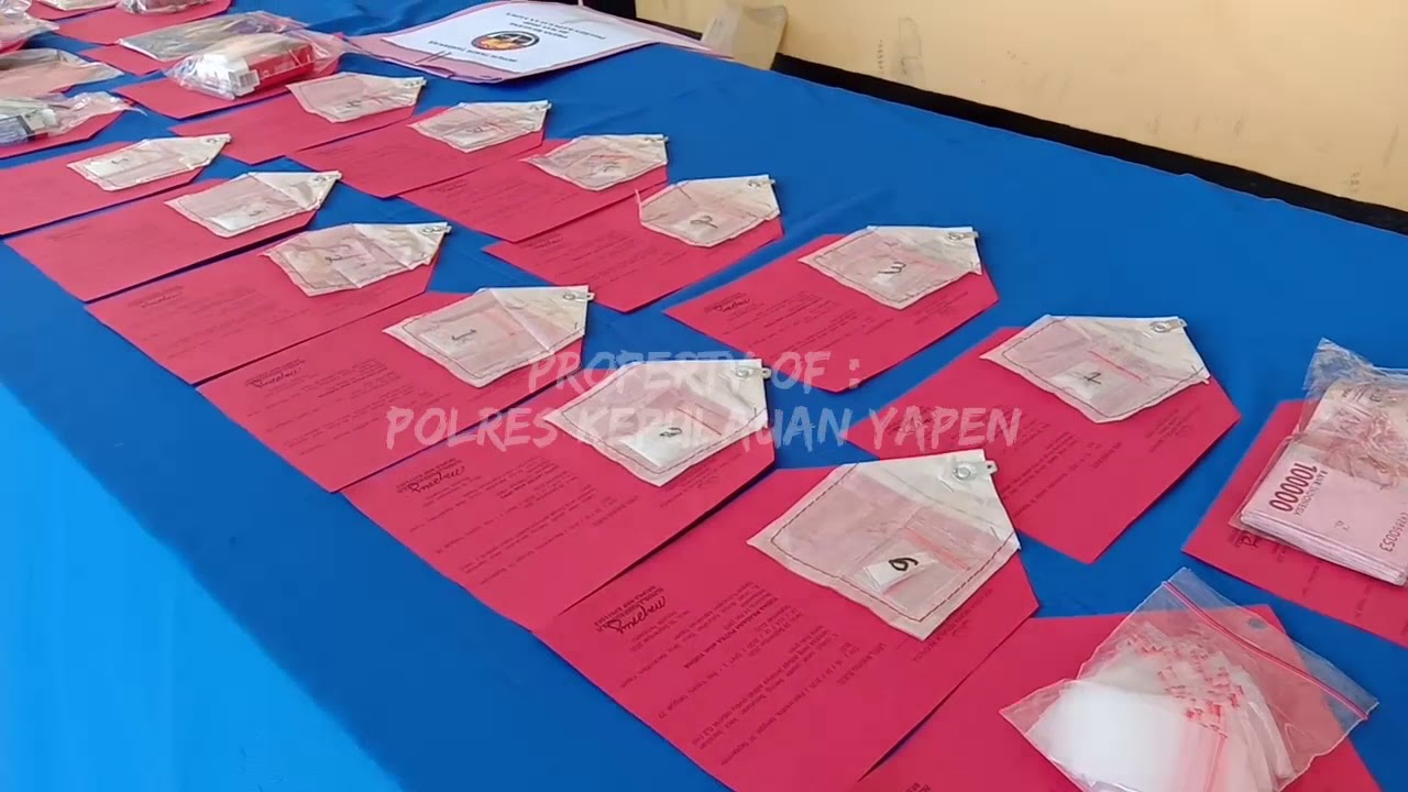 Sat Narkoba Polres Yapen mengungkap kasus kepemilikan Narkotika jenis Sabu seberat 4,4 gram