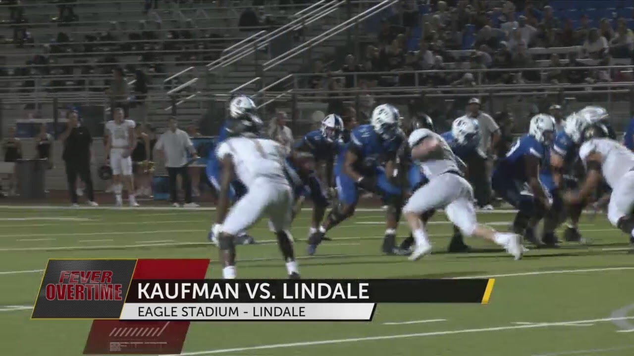 Lindale Eagles win season opener rematch over Kaufman YouTube