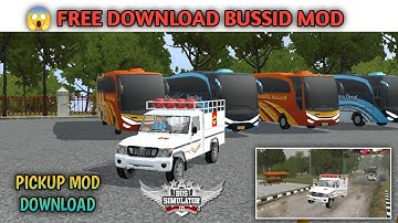 Full Modified Pikup Mod Bussid  How to Add MAHINDRA PICKUP mod in Bus Simulator Indonesia Pickup mod