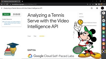 Analyzing a Tennis Serve with the Video Intelligence API || [GSP726] || Solution