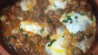 Tajine kefta et oeufs