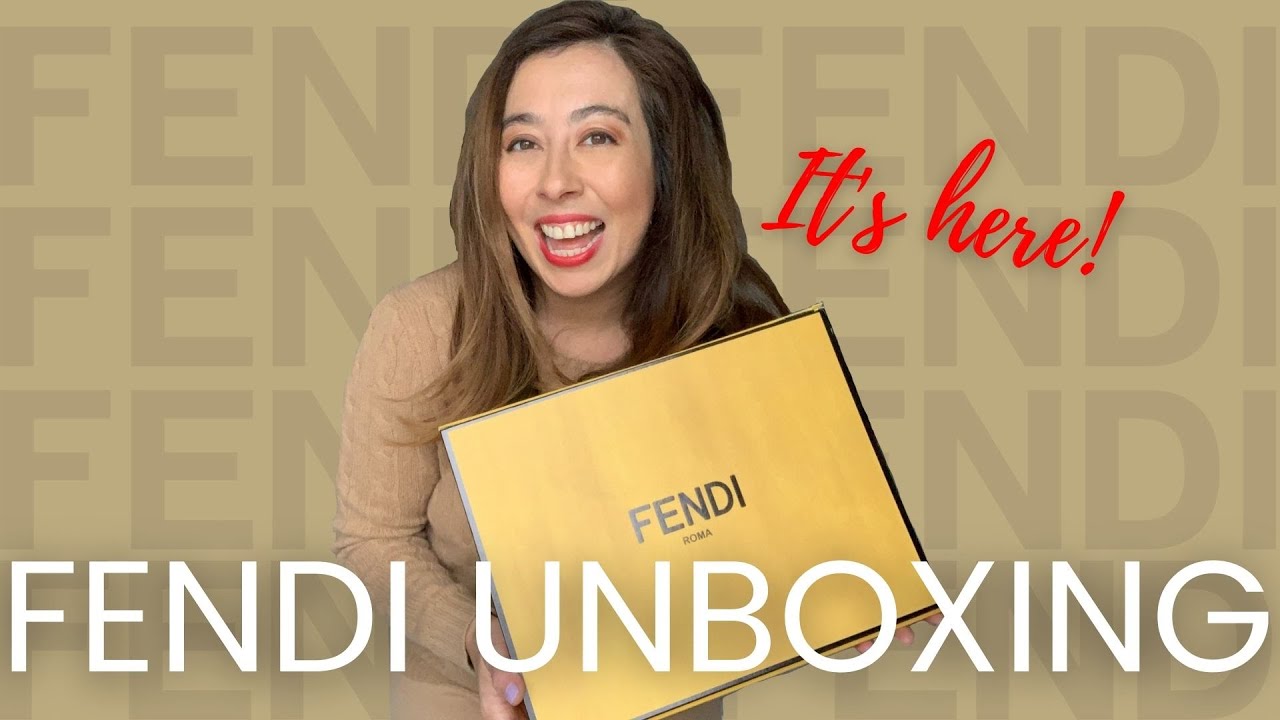Fendi Bag Unboxing | IT'S HERE!  I can't believe it!