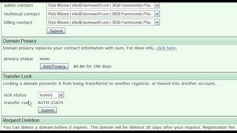 WebHosting Break Presents: Transfering a Domain Name Away from Dynadot.com