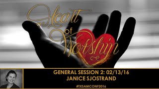 Texas Singles Conference 2016: General Session 2 (Janice Sjostrand)