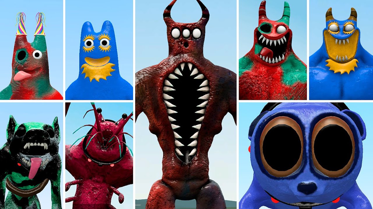 ALL JUMPSCARE Garten of Banban 8 in Garrys Mod!