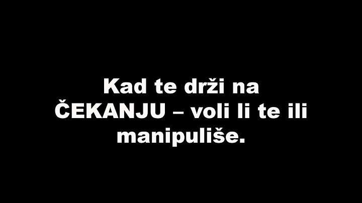 Kad te drži na ČEKANJU – voli li te ili manipuliše / SrceTerapija sa Šaptačem