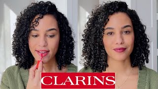 Testing Clarins Shimmer Lip Oil &amp; Crayon | Sharlene Radlein