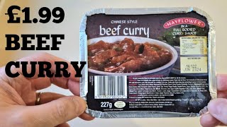Mayflower CHINESE Style BEEF CURRY Food Review