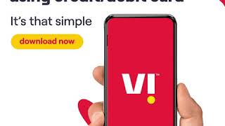 How to recharge using credit card/debit card on Vi App screenshot 1