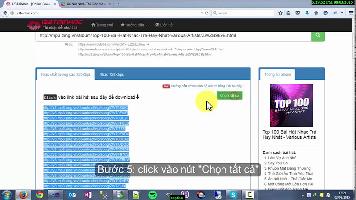 Hướng dẫn download cả album nhạc trên zing năm 2024