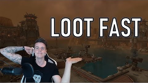 HOW DO YOU LOOT SO FAST?!