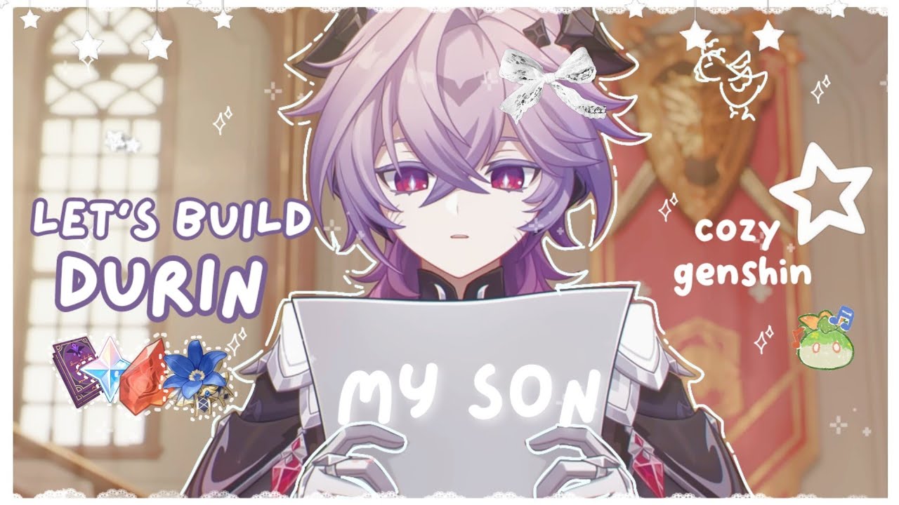 Давайте построим Дурина ⁺˖ Исправляю аккаунт своего парня🌷🫧♡ Уютный геймплей Genshin Impact