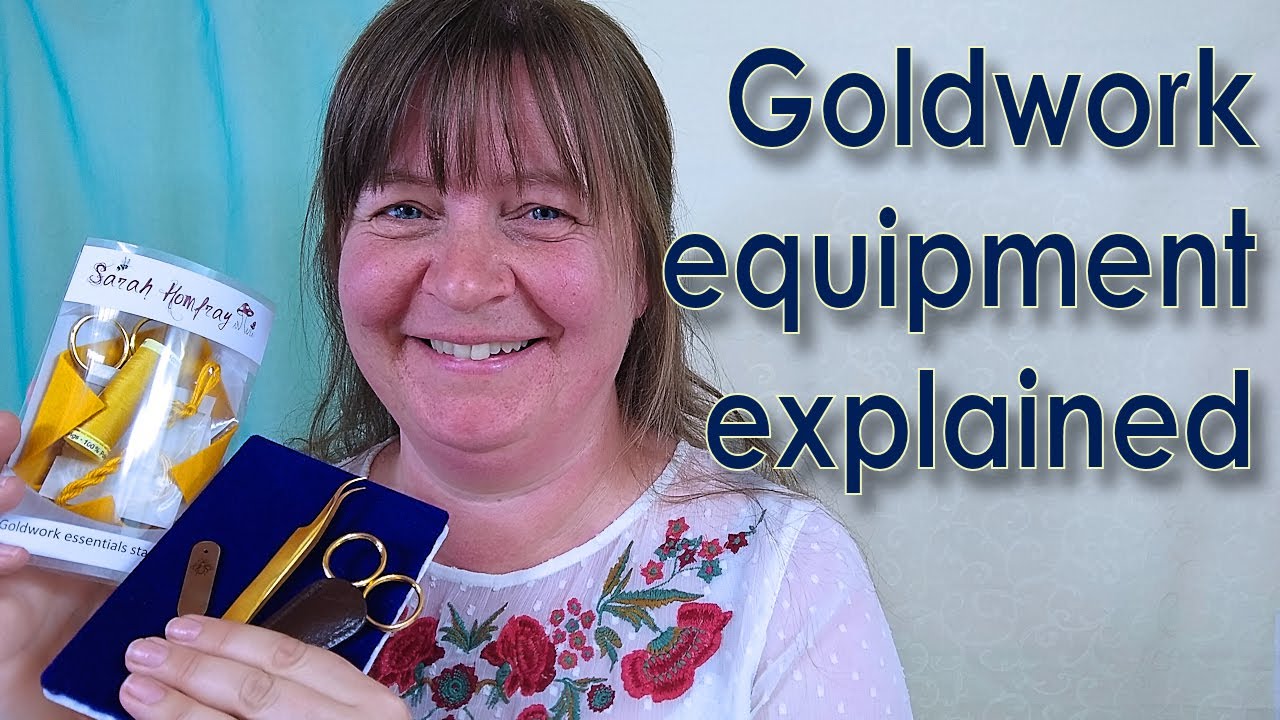 Goldwork embroidery equipment explained. YouTube