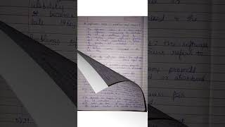 Software Engineering📔BCA 5th semester notes 📝#exam #handwritten notes #best 👍🏻