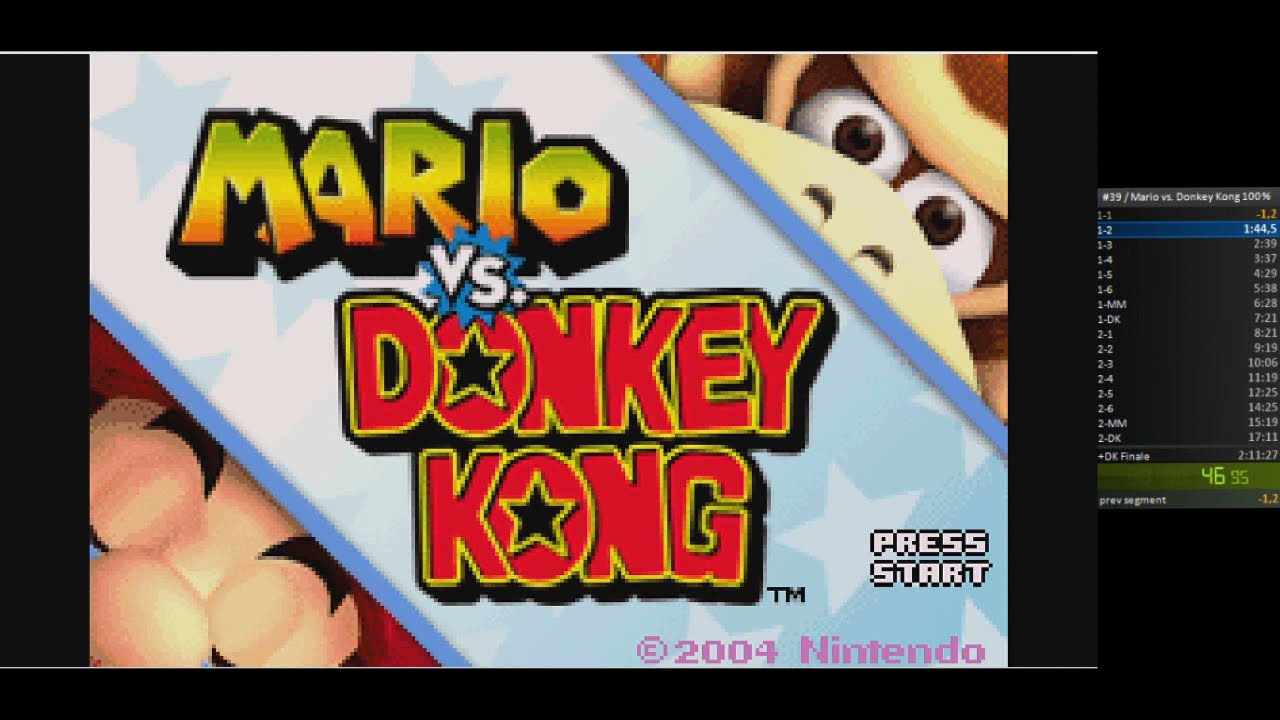 Mario vs. Donkey Kong 100% Speedrun in 