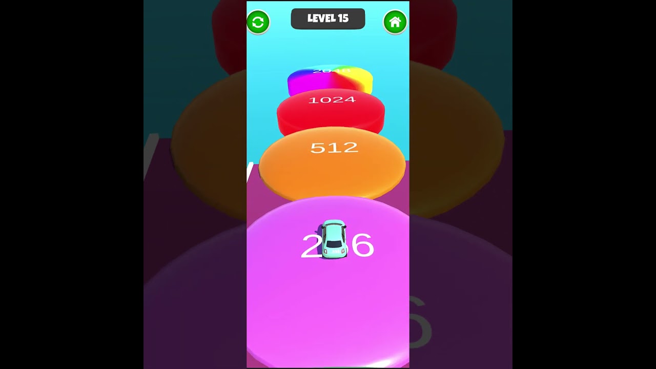 2048 Car Merge Runner - SQ 2 