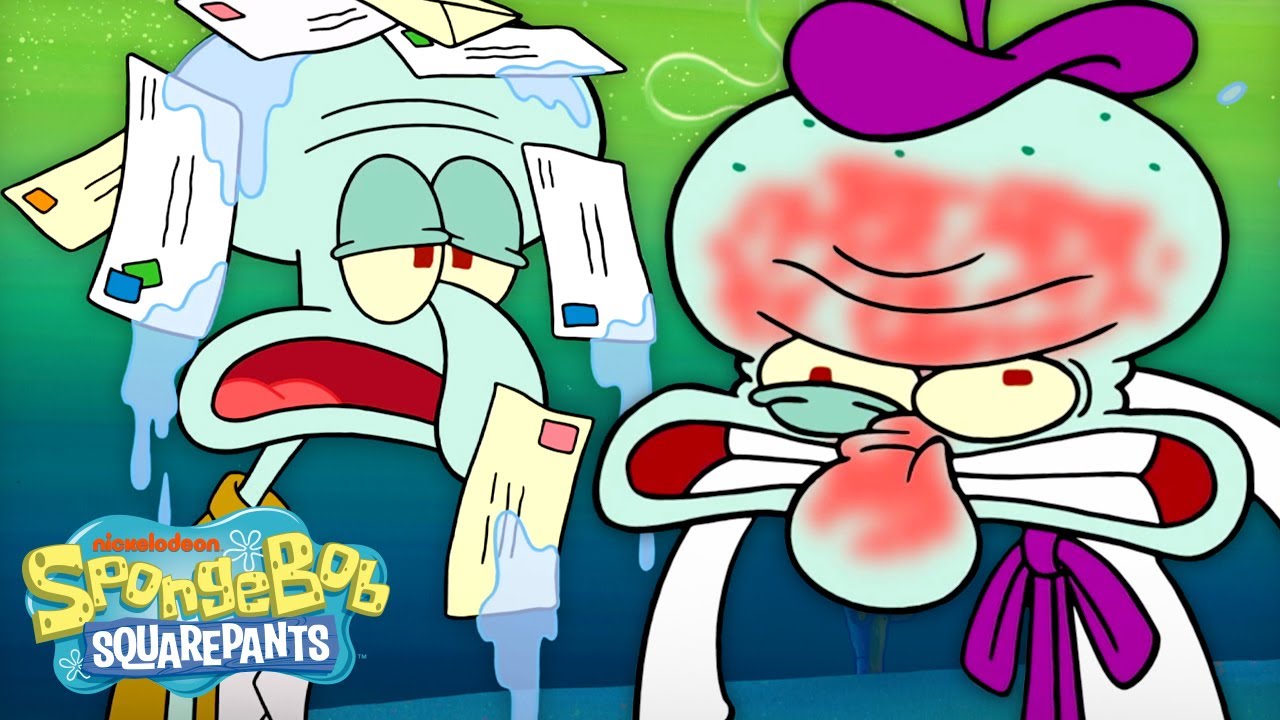 Squidward Being Squidward for 2024 Seconds Straight 🦑 SpongeBob YouTube