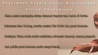 Sistem Ekonomi Terpusat Negara China