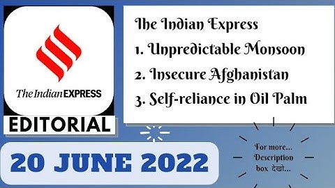 20th June 2022 | Gargi Classes The Indian Express Editorials and Ideas Analysis | By R.K. Lata