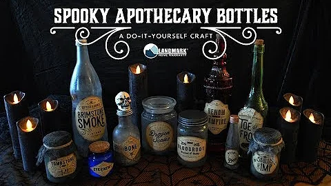 Make Your Own Halloween Apothecary Bottles
