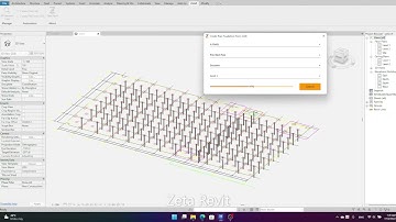 Auto Create Pile Foundation CAD to Revit [Zeta Revit]