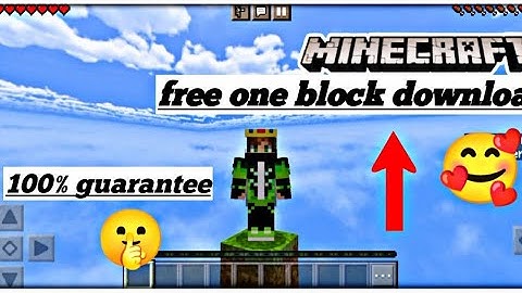 How to Download and Install One block Survival World in Minecraft 1.19 | Minecraft Pe One Block