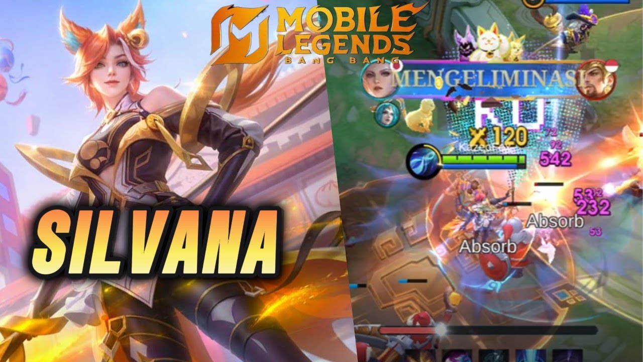 Dijamin Bikin Musuh Kek Kentang | Silvana | Mobile Legends ( Gameplay )