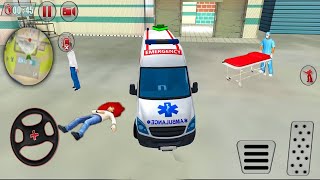 Ambulance Robot Car Transform Emergency Robot City Rescue Simulator - Android Games MKOI screenshot 4