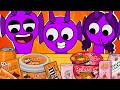 DURPLE FAMILY CONVENIENCE STORE 🍭 Funny Food Mukbang ASMR | Incredibox Sprunki Animation