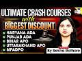 Biggest Discount! Ultimate Law Crash Courses: Haryana, Punjab, Bihar APO | By Rekha Rathore Ma'am