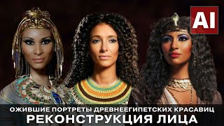 Ожившие Портреты Древнеегипетских Красавиц. Реконструкция Лица