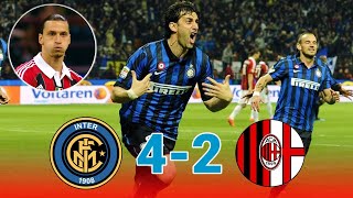 Inter Milan 4 2 Ac Milan Ibrahimovic X Diego Militoextended Highlight And Goal Serie 2011-12