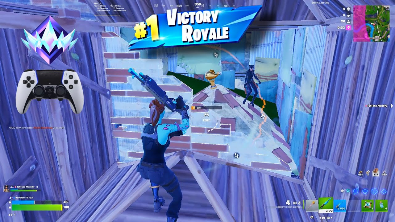 Fortnite Unreal Ranked Reload | PS5 Controller Gameplay