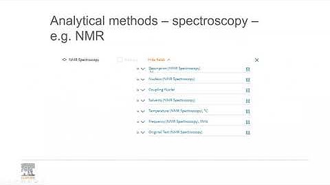 Analytical chemist tools in Reaxys