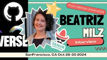 GitHub Star Beatriz Milz at GitHub Universe 2024