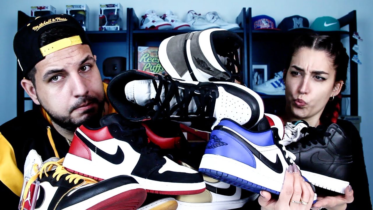 TODAS NUESTRAS JORDAN 1 (SNEAKER COLLECTION) - YouTube