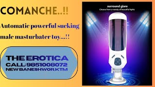 COMANCHE-Male Masturbator Strong Thrusting Fully Automatic Electric Piston Cup Stroker