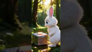 🐰⏰ Bunny Finds a Time Machine! | Tiny Tales #kidsshorts #kidsstories #bedtimestory #bunnystory