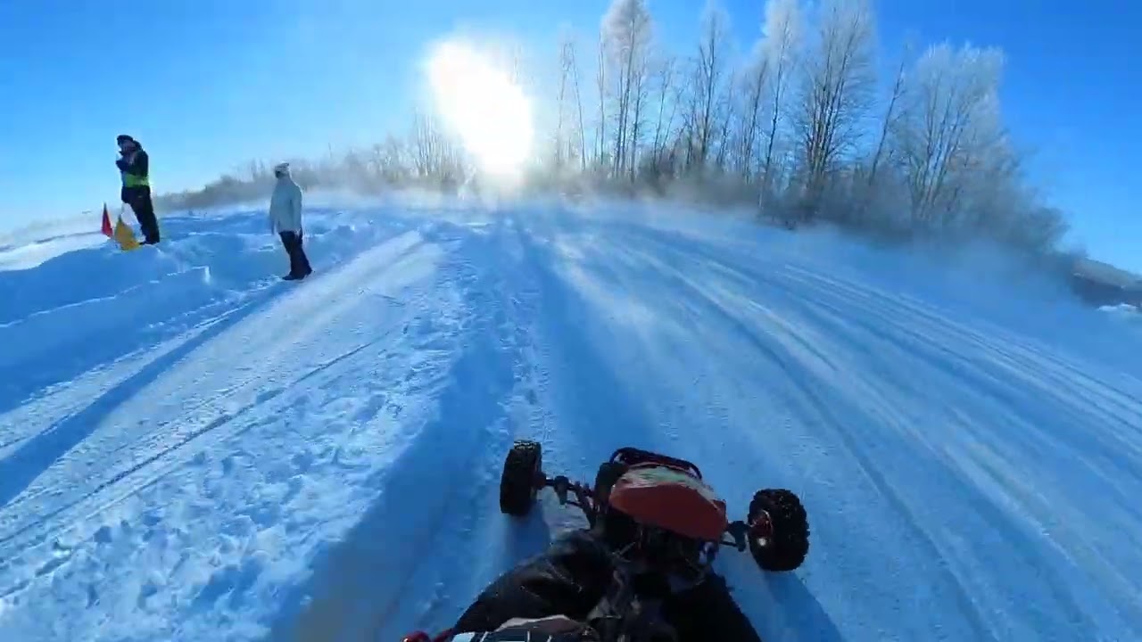 Зимний картинг под Северодвинском