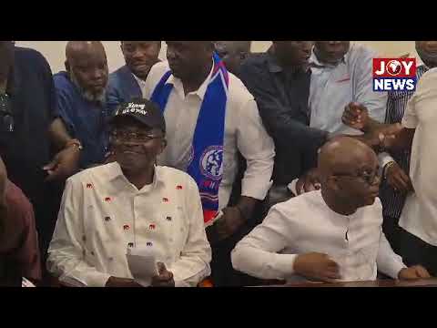 Watch Kennedy Agyapong, Stephen Amoah and others enter to submit his nomination forms