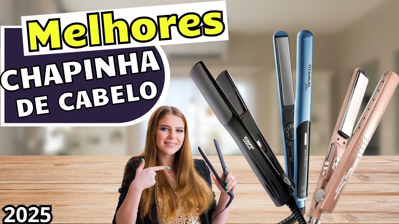 Descubra Qual a MELHOR Chapinha de Cabelo Profissional de 2025 - YouTube