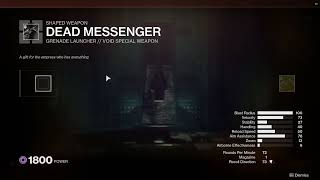 [PATCHED] How to do the crafting glitch to get exotic traits on legendaries Destiny 2 Crafting Bug