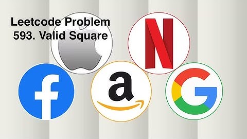 593. Valid Square - Leetcode