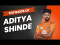 Watch top raids of aditya shinde  adityashinde kabaddilive bestplayer