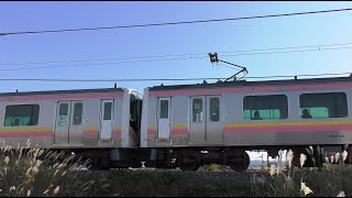 E129系B8+A29編成【4K】信越本線下り普通447M
